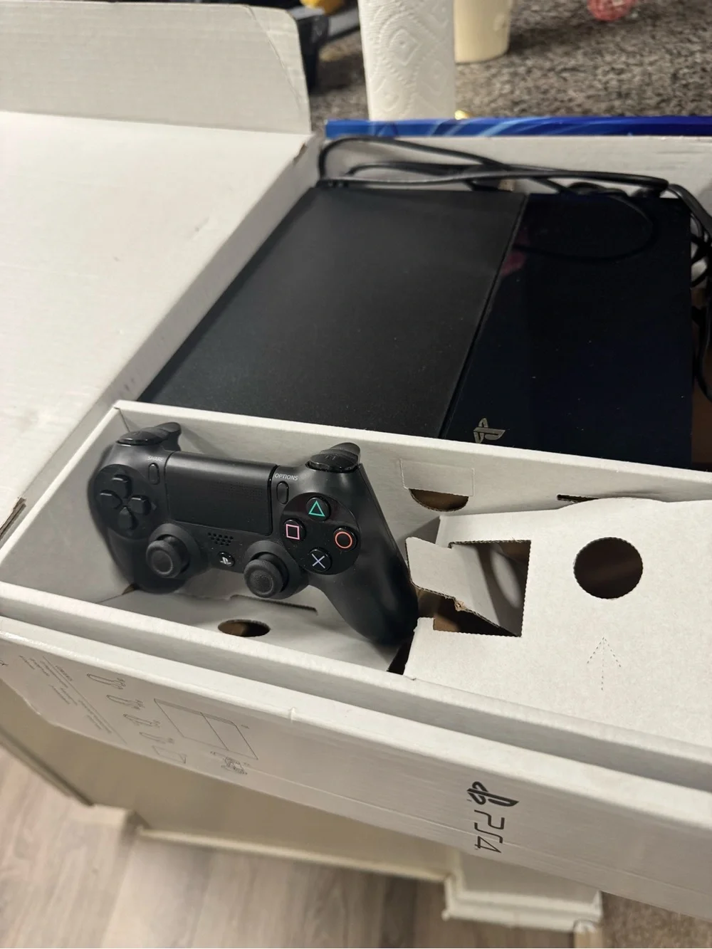 Sony PS4 Console in Jet Black with Matching Controller